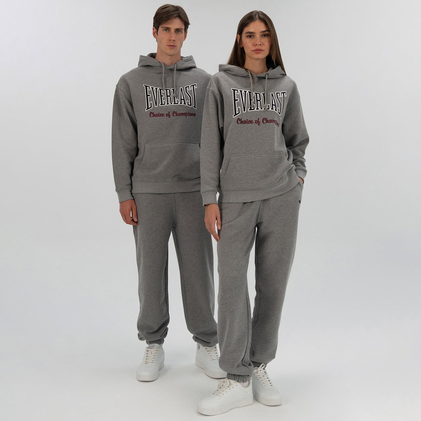 Everlast Heritage Champions Erkek Gri Hoodie