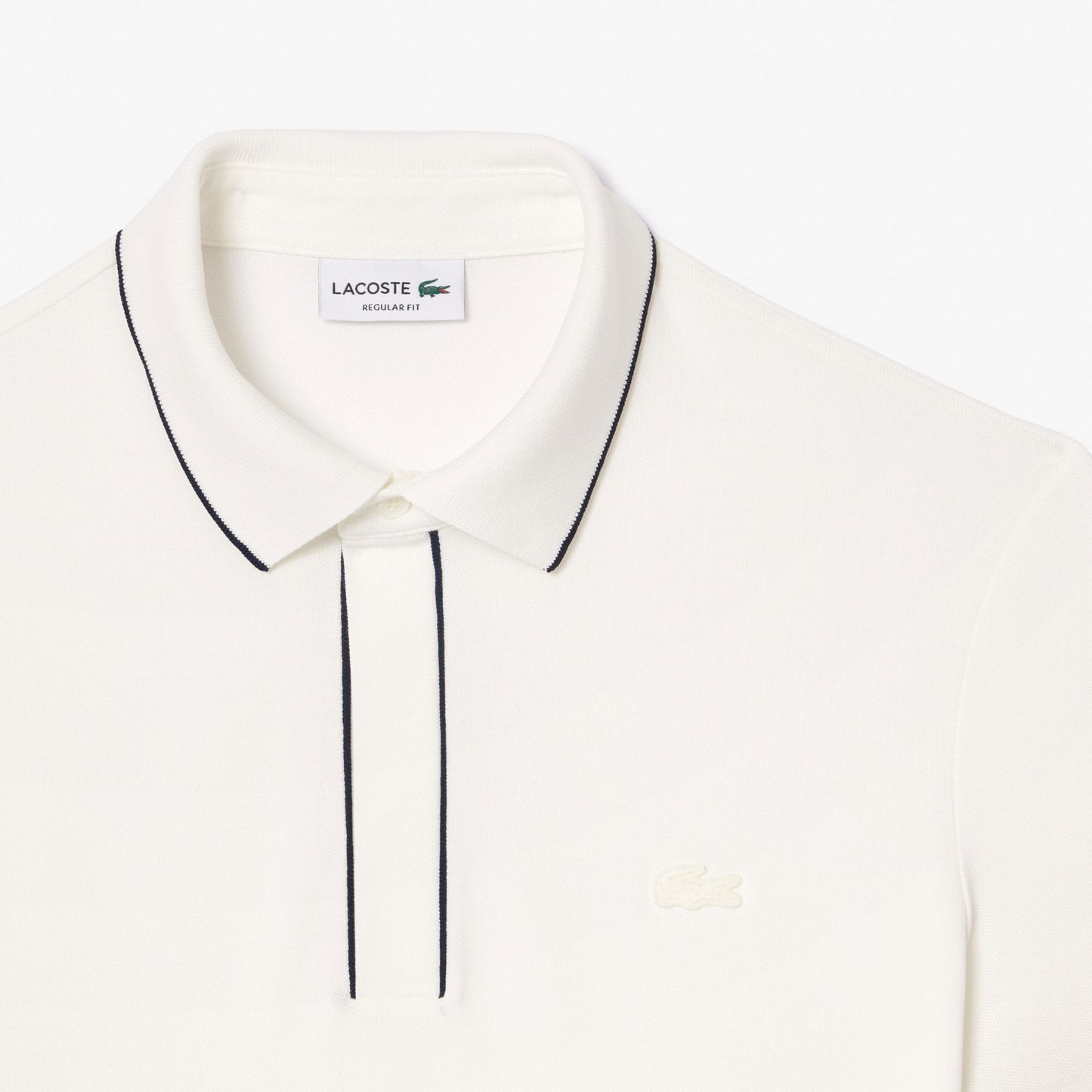 Lacoste Paris Erkek Regular Fit Organik Pamuk Beyaz Polo