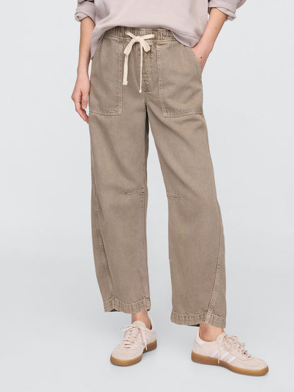 Bej Straight Jean Pantolon