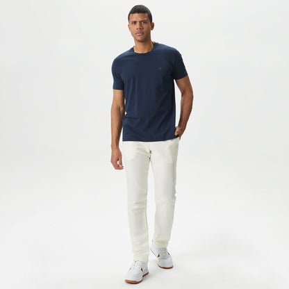 Nautica Erkek Lacivert Standart Fit T-shirt