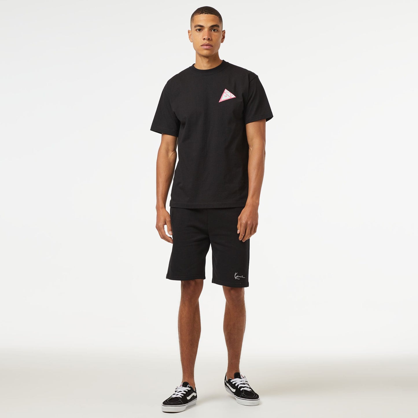 Huf Skewed Tt S/s Erkek Siyah T-shirt