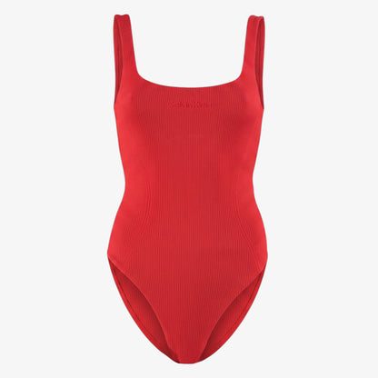 Calvin Klein One Piece Kadın Kırmızı Mayo