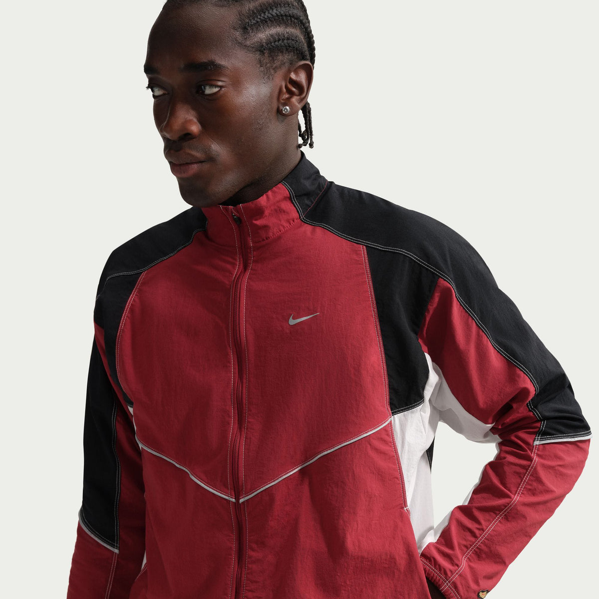 Nike Retro Dri-fıt Erkek Kırmızı Antrenman Ceketi