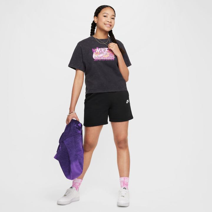 Nike Sportswear Club French Terry 13 Cm Çocuk Siyah Şort