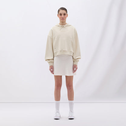 Les Benjamins Classics Kadın Krem Hoodie