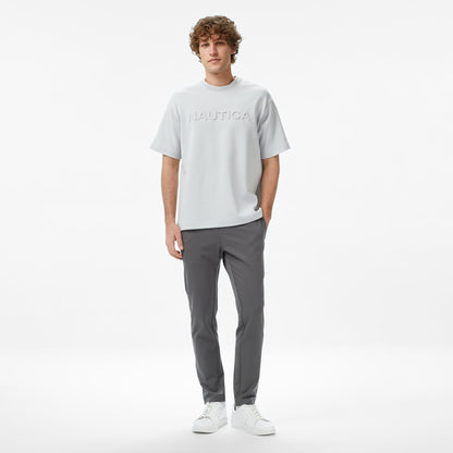 Nautica Erkek Mavi Regular Fit Baskılı T-shirt