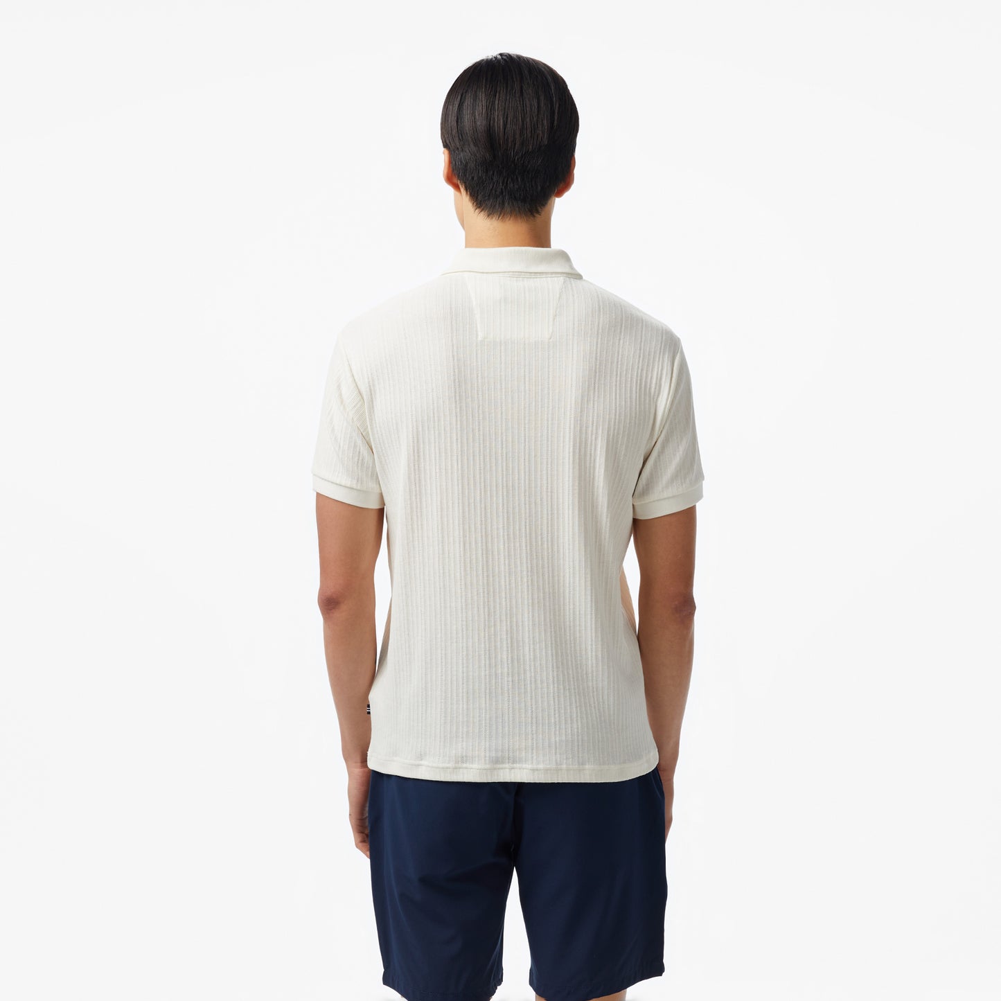 Nautica Erkek Krem Classic Fit Polo Yaka T-shirt