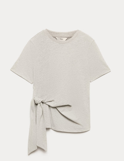 Bel Detaylı Regular Fit T-shirt