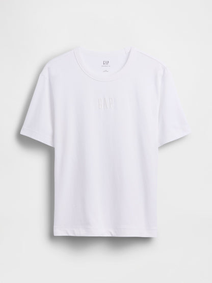 Beyaz Heavyweight Relaxed Logo T-shirt