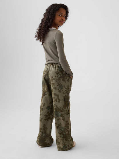 Haki Relaxed Pull-on Kargo Pantolon