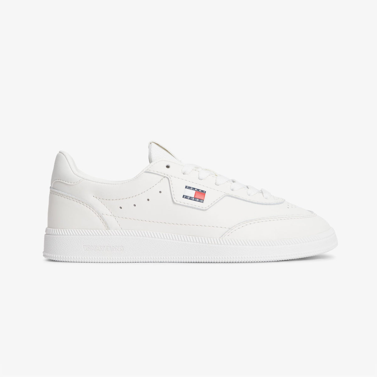 Tommy Hilfiger The Greenwich Edge Leather Kadın Bej Spor Ayakkabı