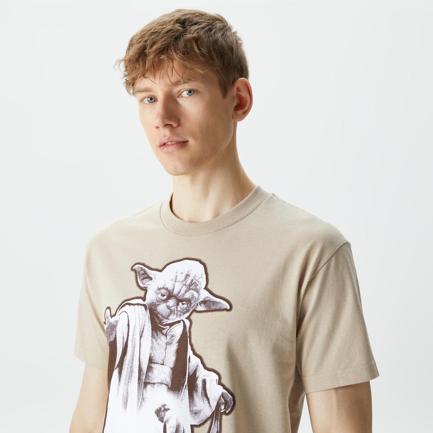 The Hundreds Strike Erkek Krem T-shirt