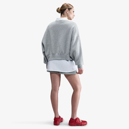 Nike Sportswear Phoenix Fleece Oversized Crew Kadın Gri Eşofman Üstü