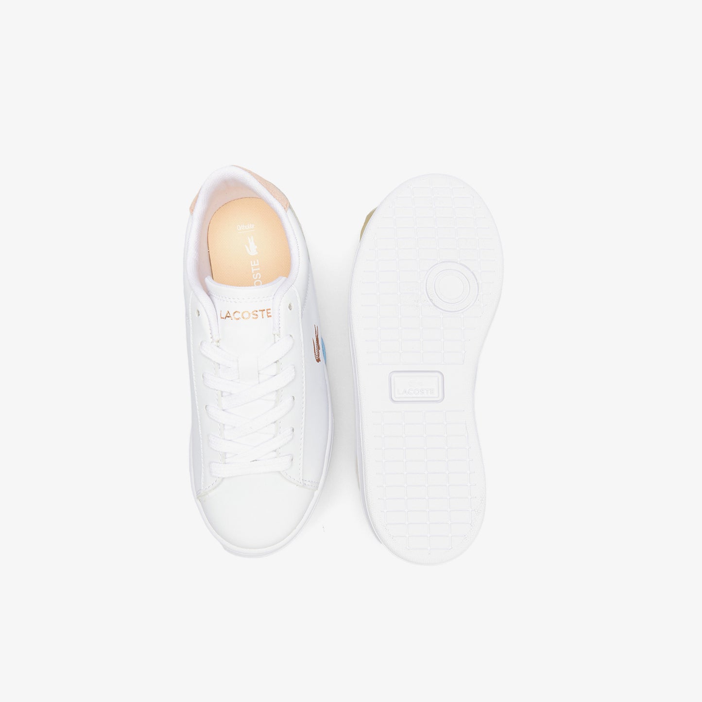 Lacoste Carnaby Çocuk Gold Beyaz Spor Ayakkabı