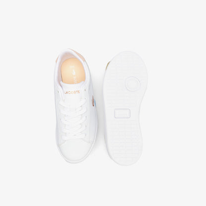 Lacoste Carnaby Çocuk Gold Beyaz Spor Ayakkabı