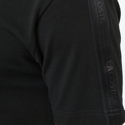 Lacoste Erkek Regular Fit Bisiklet Yaka Siyah T-shirt