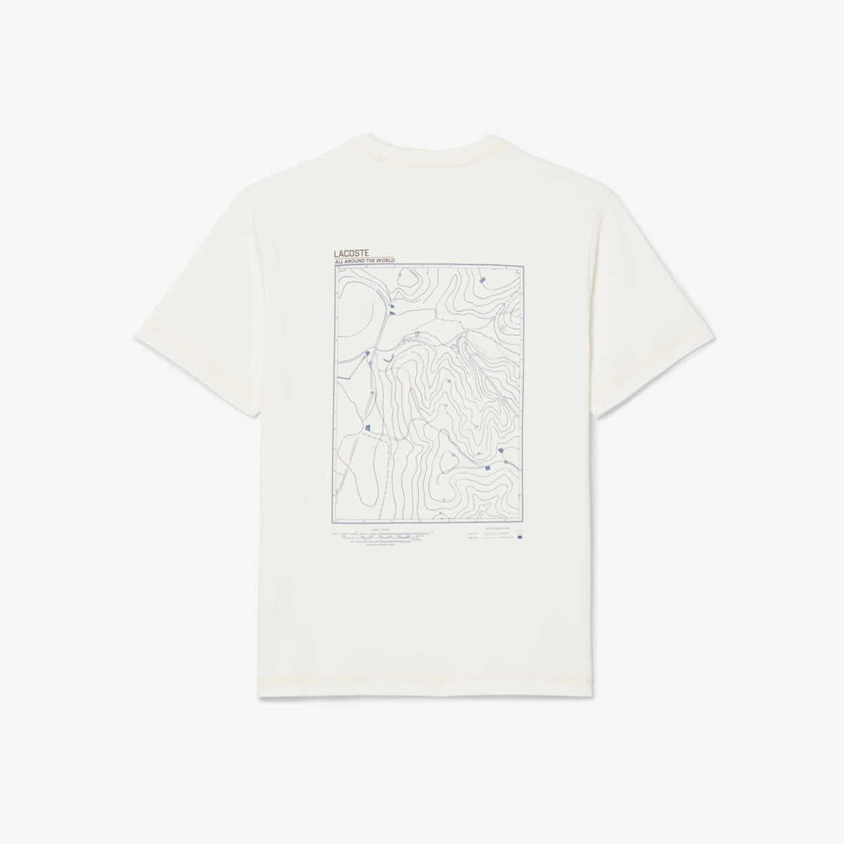 Lacoste Erkek Classic Fit Bisiklet Yaka Beyaz T-shirt