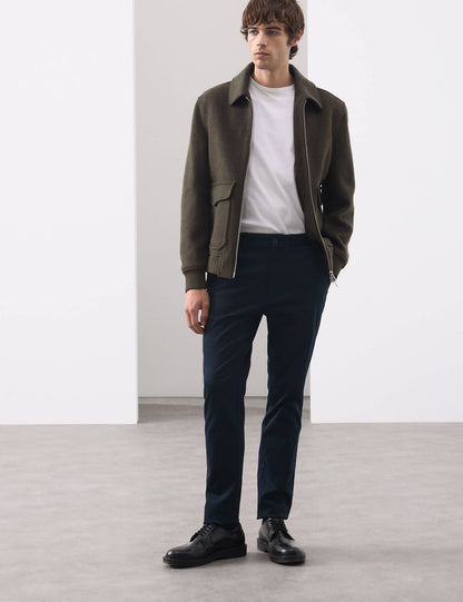 Pamuk Karışımlı Slim Fit Pantolon