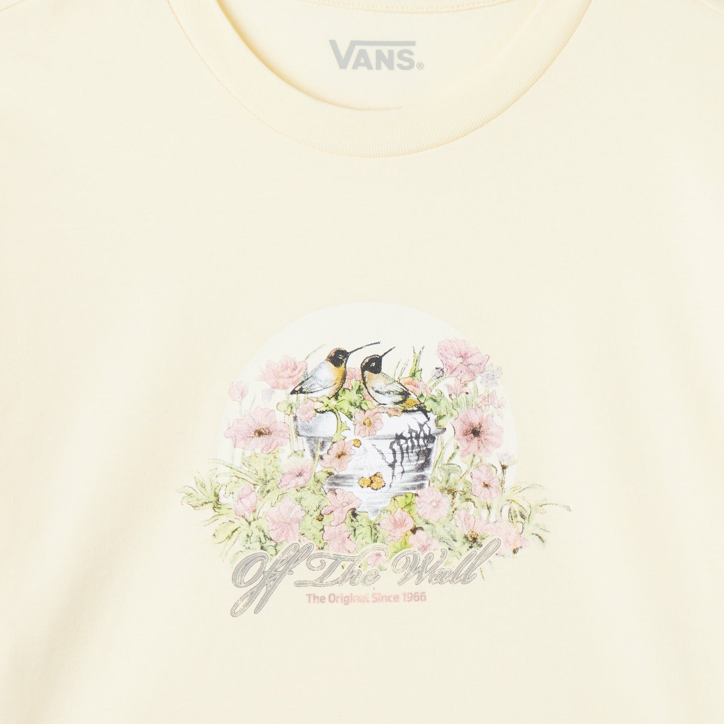 Vans Birdsong Relaxed Crop Ss Çocuk Sarı T-shirt