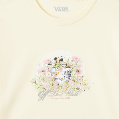 Vans Birdsong Relaxed Crop Ss Çocuk Sarı T-shirt