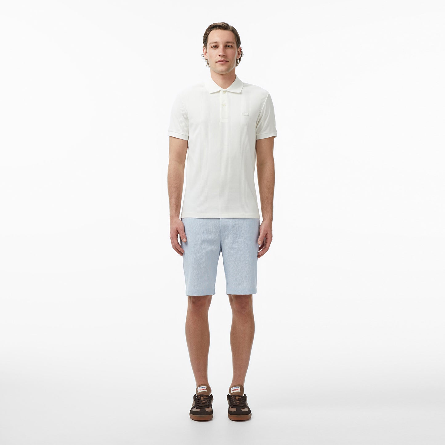 Lacoste Classic Fit Erkek Beyaz Polo