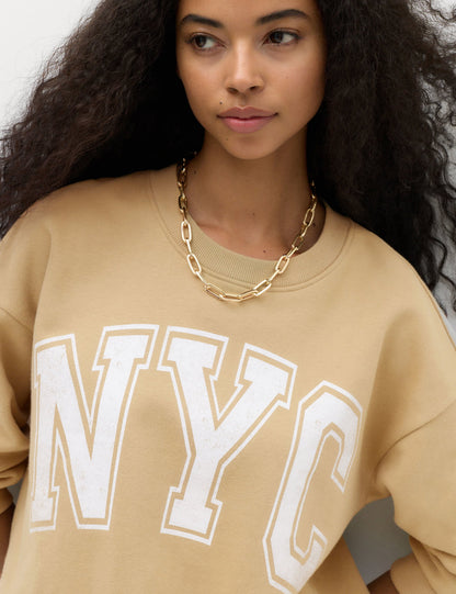 Grafik Baskılı Sweatshirt