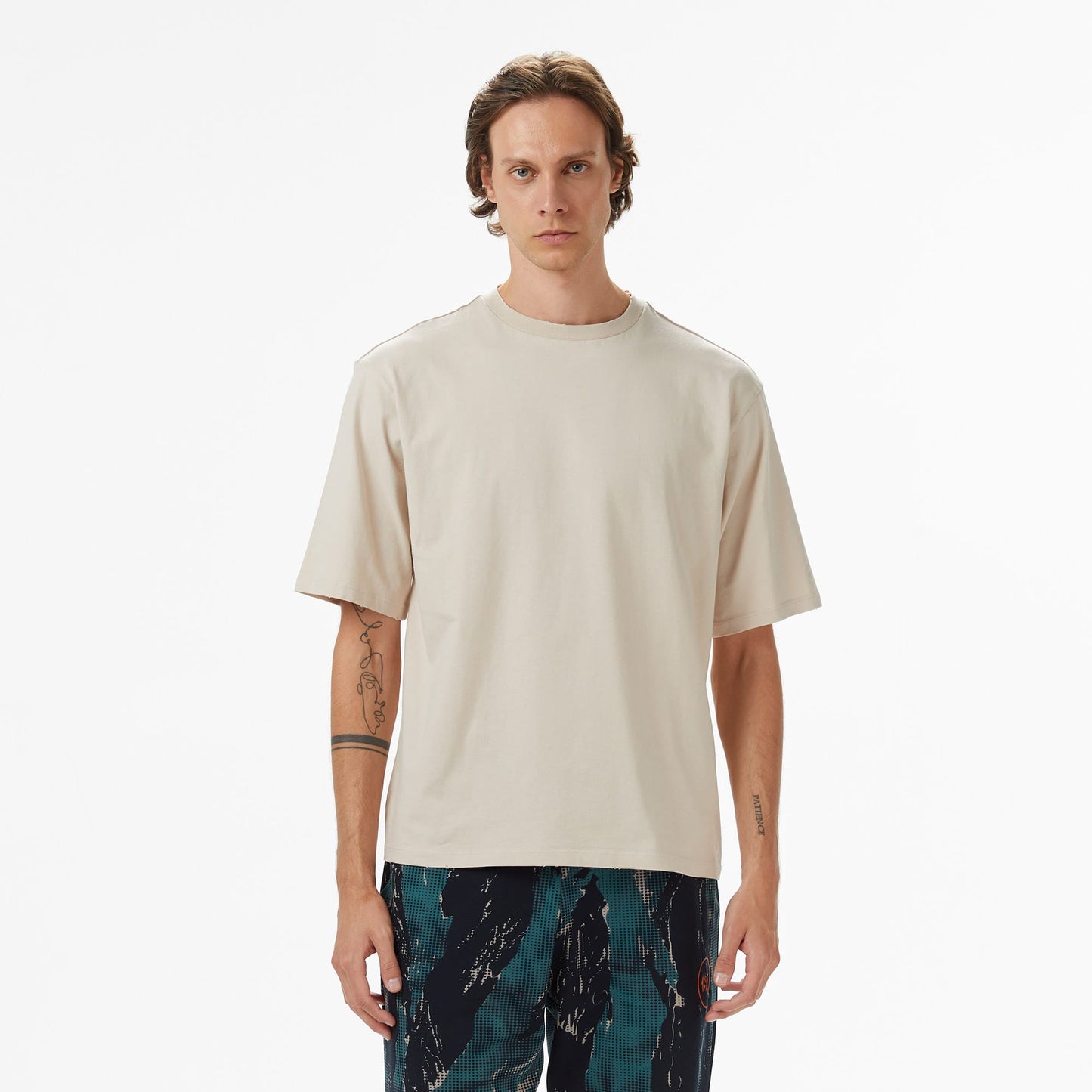United4 Erkek Gri T-shirt