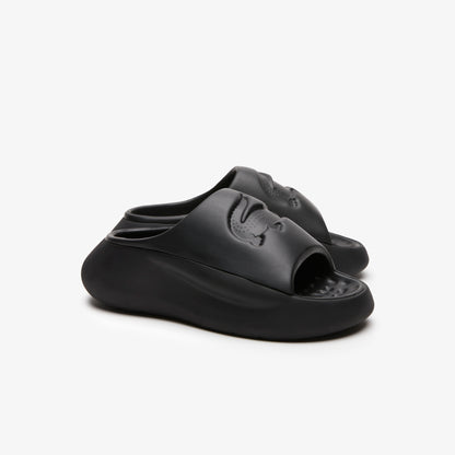 Lacoste Croco 3.0 Kadın Siyah Terlik