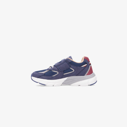 Tommy Hilfiger Flag Low Cut Lace Up Velcro Çocuk Mavi Sneaker