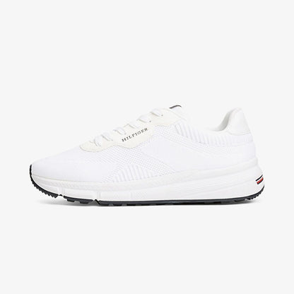Tommy Hilfiger Lightweight Rwb Knit Erkek Beyaz Spor Ayakkabı