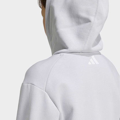 Adidas K Minecraft Mt Çocuk Gri Sweatshirt