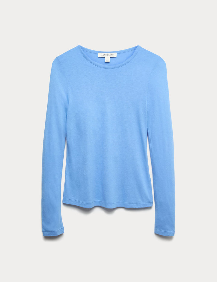 Ipekli Slim Fit Uzun Kollu Tişört