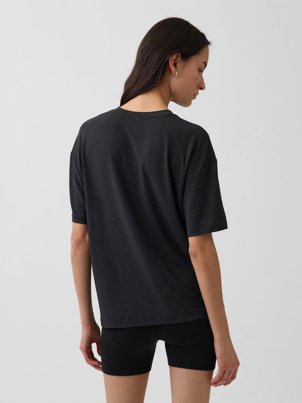 Siyah Gapfit Breathe Relaxed T-shirt