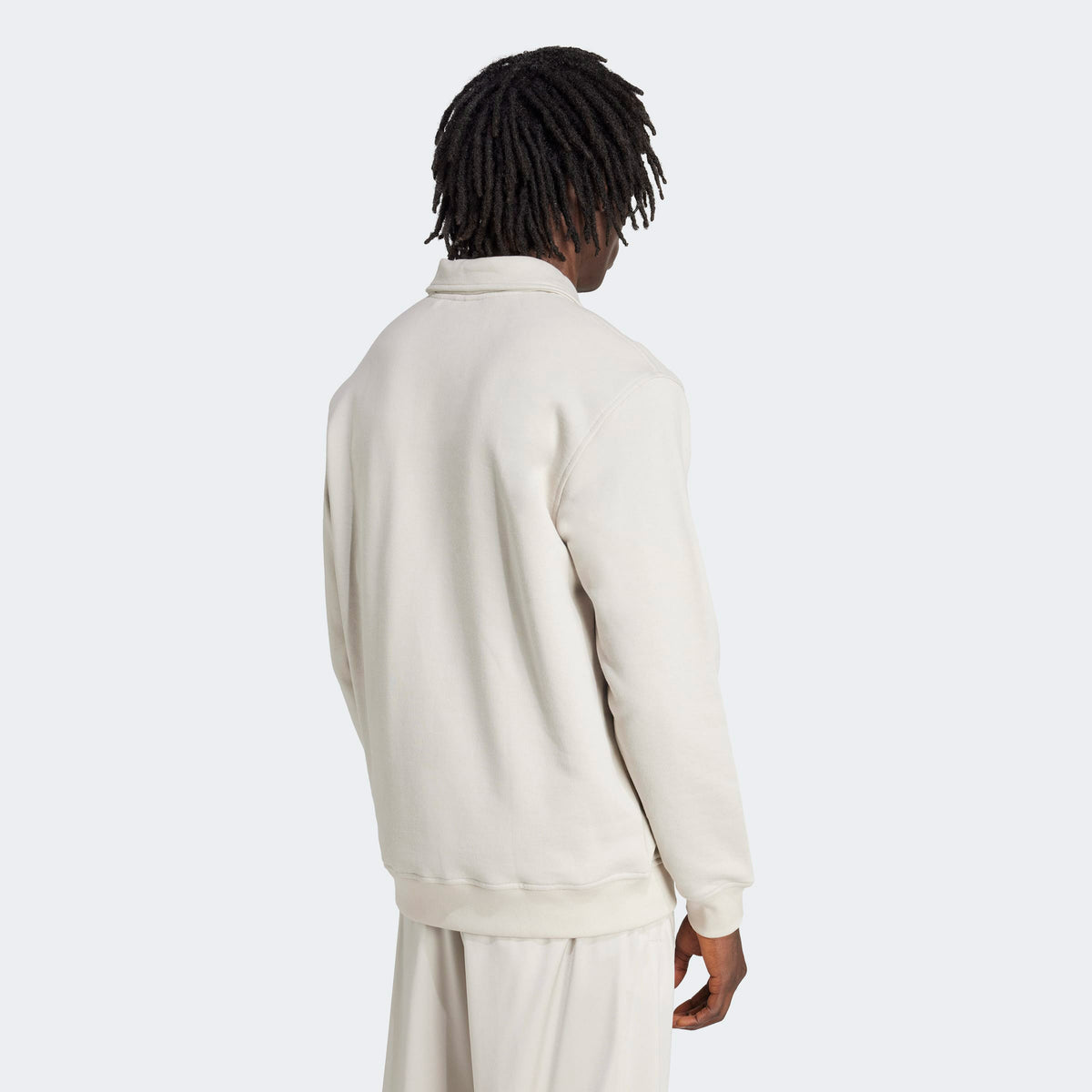 Adidas Graphic Half Z Erkek Bej Sweatshirt