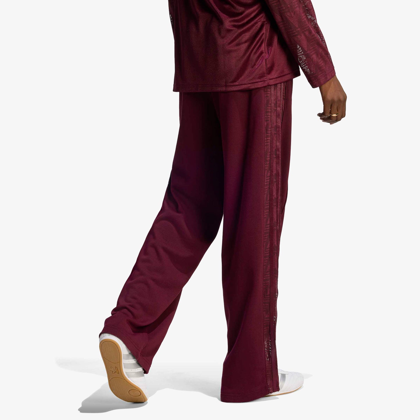 Adidas Firebird Lace Kadın Bordo Eşofman Altı