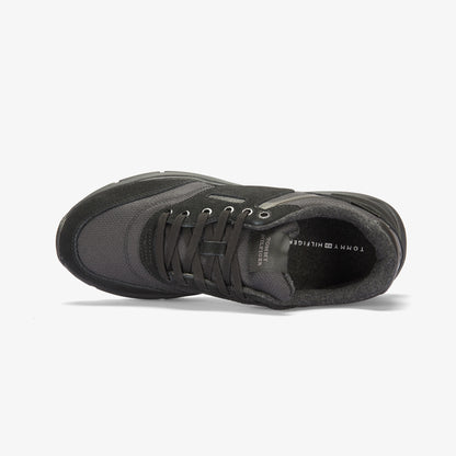Tommy Hilfiger Cordura Erkek Siyah Sneaker