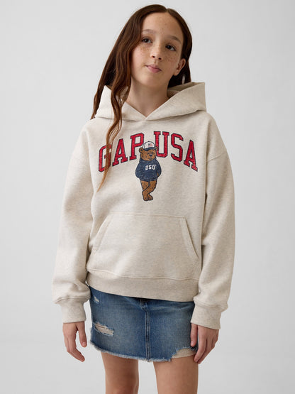 Bej Vintagesoft Relaxed Brannan Bear Logo Sweatshirt