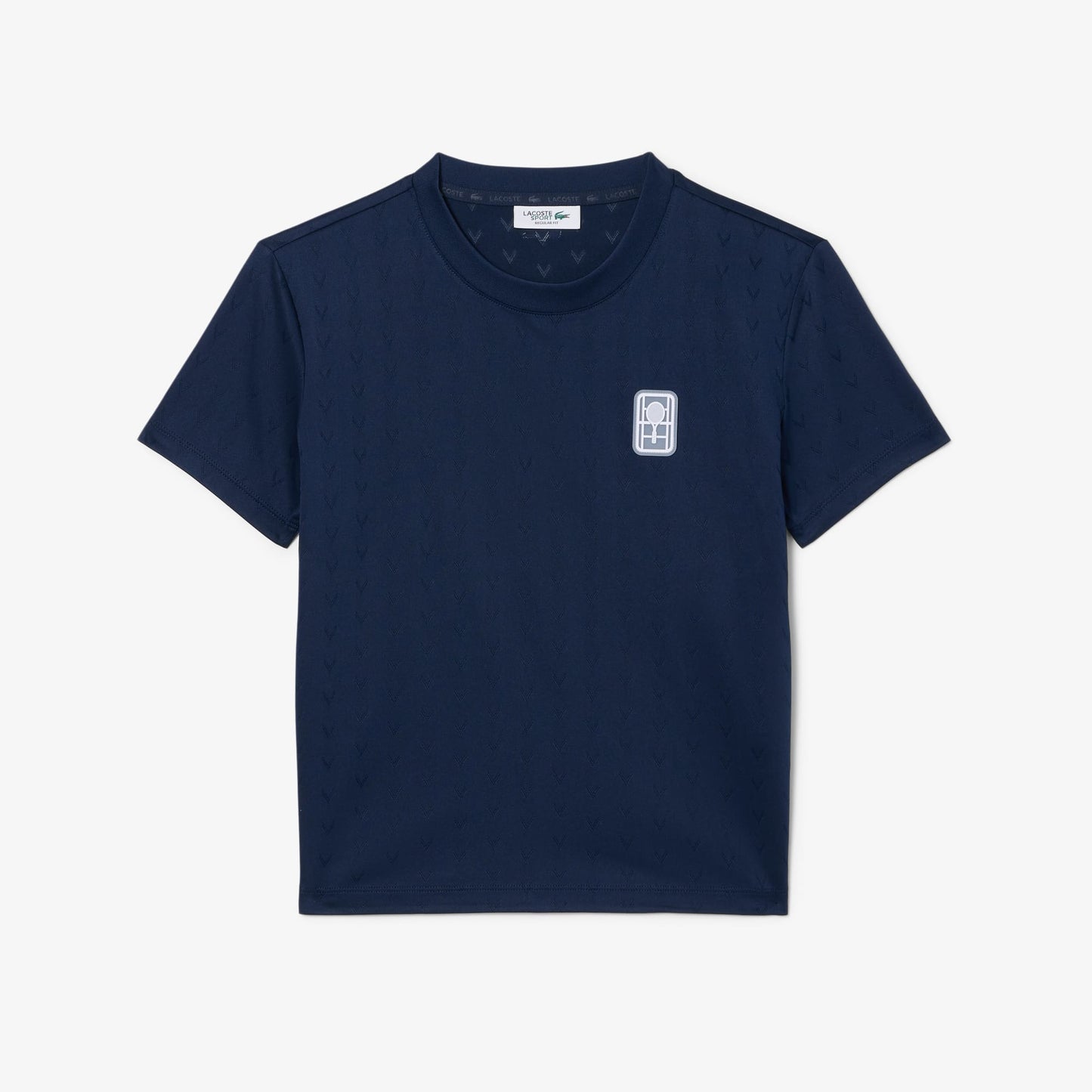 Lacoste Slim Fit Kadın Lacivert T-shirt