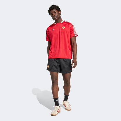 Adidas Manchester United Terrace Icons 24-25 Erkek Siyah Futbol Şortu