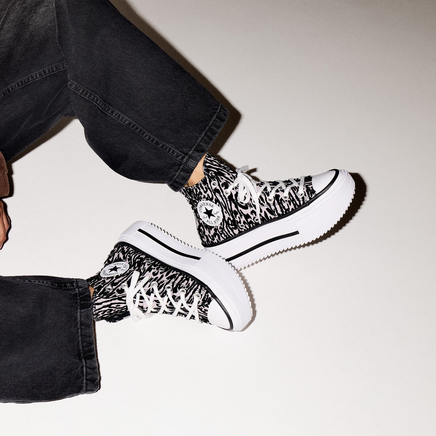 Converse Chuck Taylor All Star Lift Double Stack Unisex Siyah Sneaker