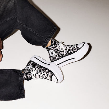 Converse Chuck Taylor All Star Lift Double Stack Unisex Siyah Sneaker