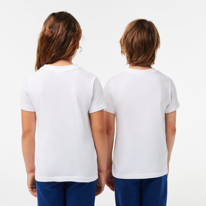 Lacoste Classic Çocuk Beyaz T-shirt