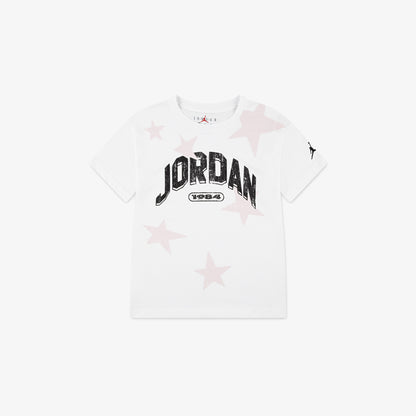 Jordan Six Flowers Çocuk Beyaz Günlük T-shirt