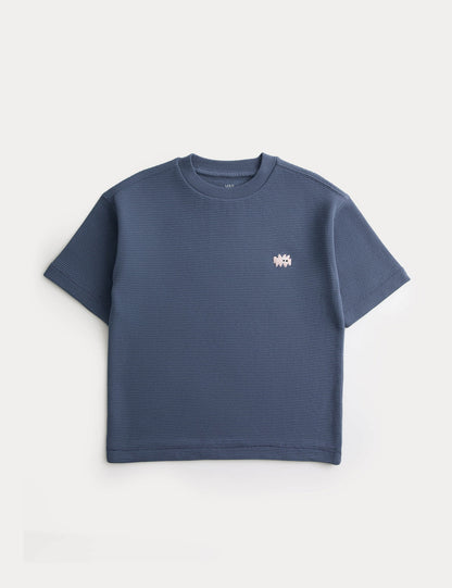 Saf Pamuklu T-shirt
