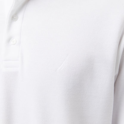 Nautica Erkek Beyaz Classic Fit Uzun Kollu Polo Yaka T-shirt