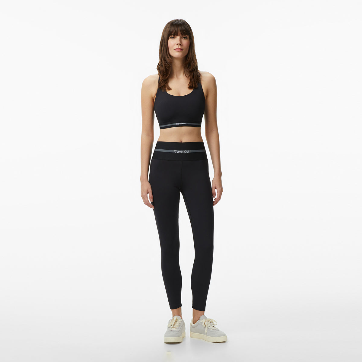 Calvin Klein Icon Sport Wide Kadın Siyah Tayt