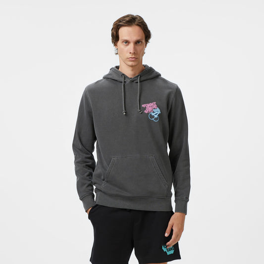 Tommy Hilfiger Back Logo Erkek Gri Sweatshirt