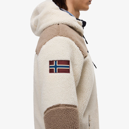 Napapijri Yupik 3 Erkek Krem Polar Ceket