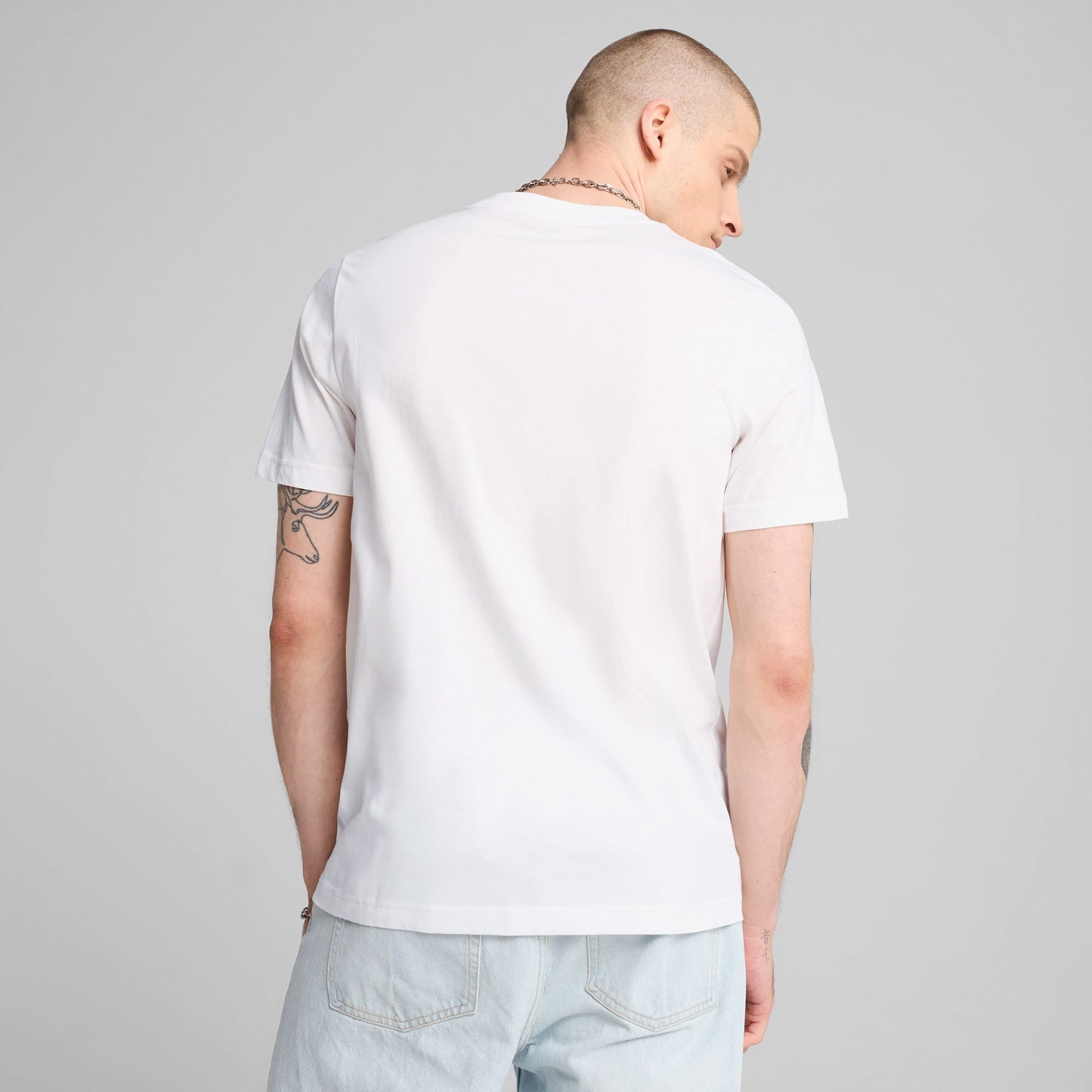 Puma Graphics Icon Erkek Beyaz T-shirt