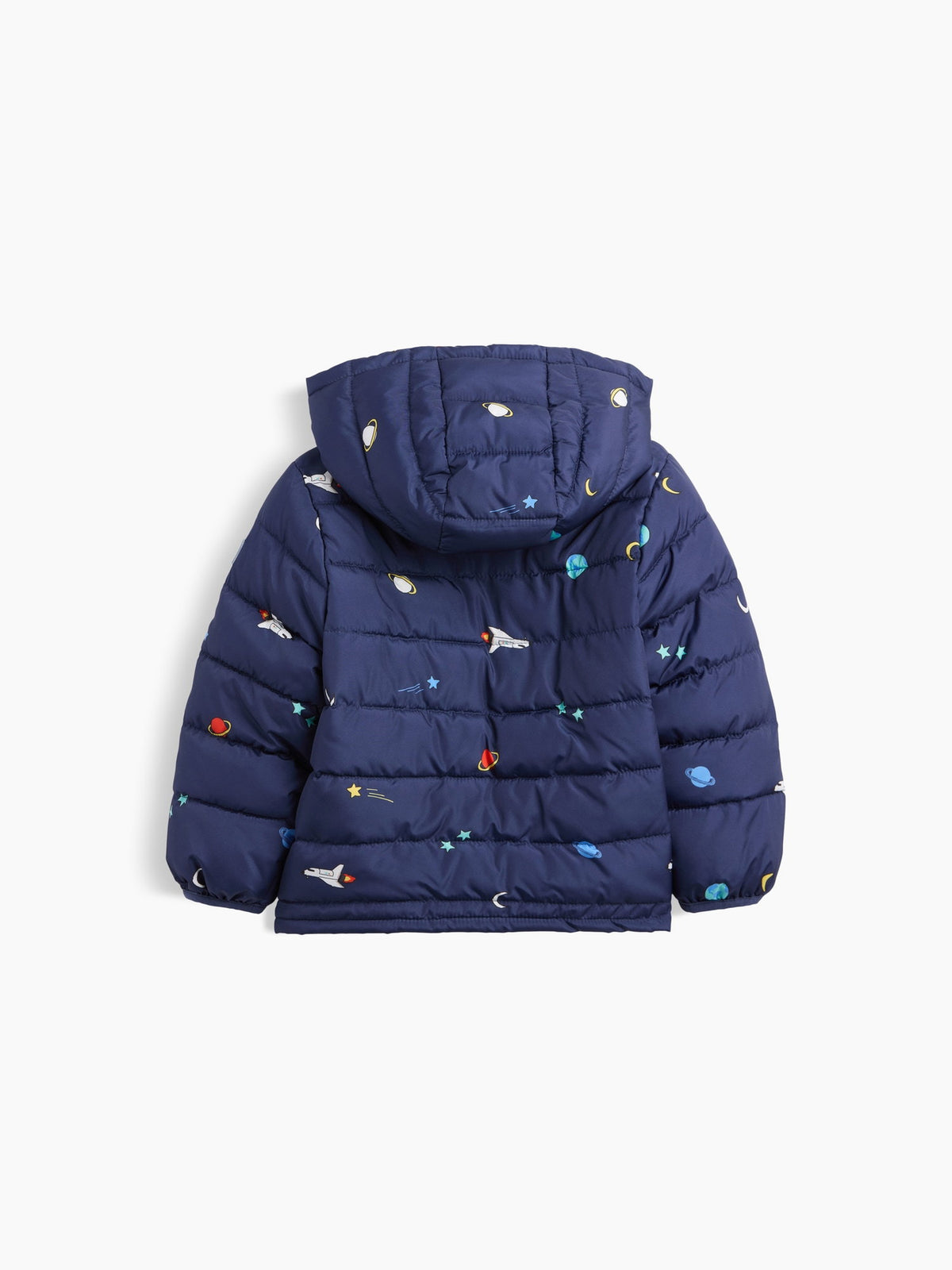 Koyu Mavi Puffer Şişme Mont